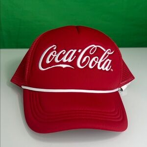 Forever 21 Red Coca-Cola Mesh Cap